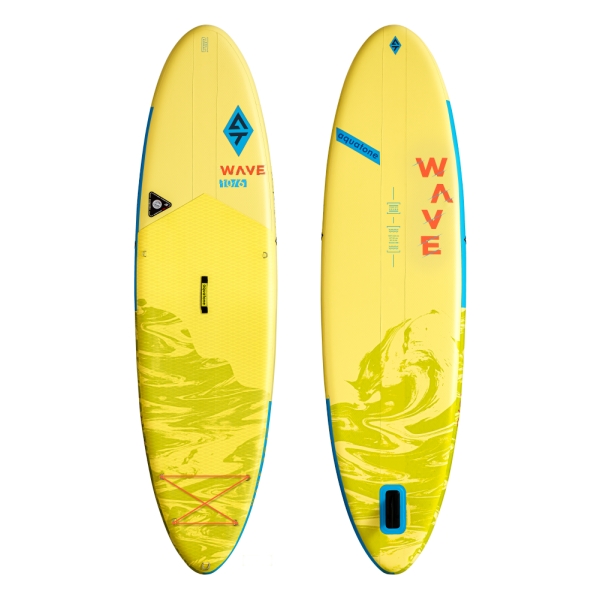 SUP board доска WAVE All-Round, 10'6'', 3.2 м (желтый; 10'6'', 9 кг)